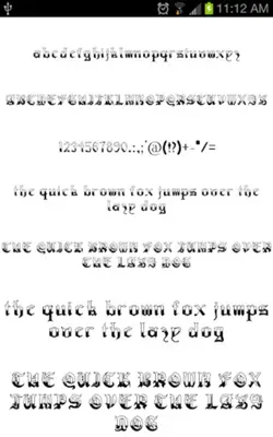 Old English Fonts android App screenshot 2