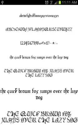 Old English Fonts android App screenshot 5